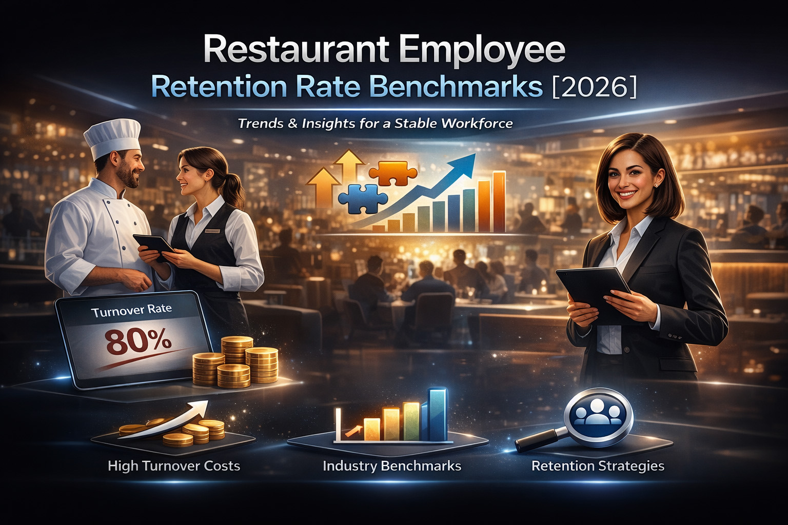 Restaurant Employee Retention Rate Benchmarks [2026]