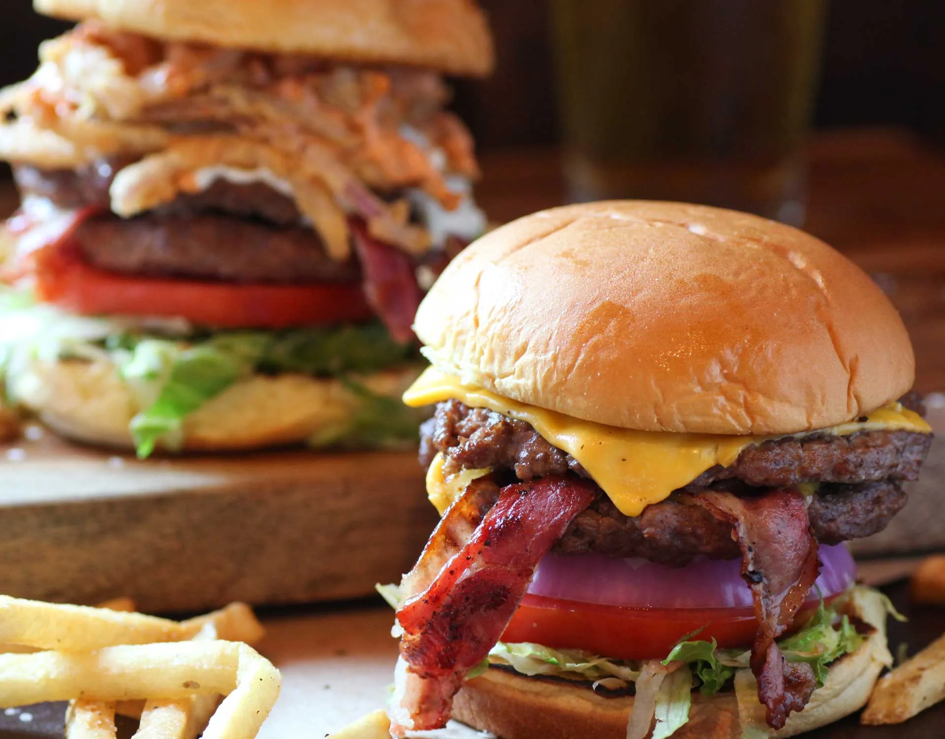 Aspen Creek Grill signature burger